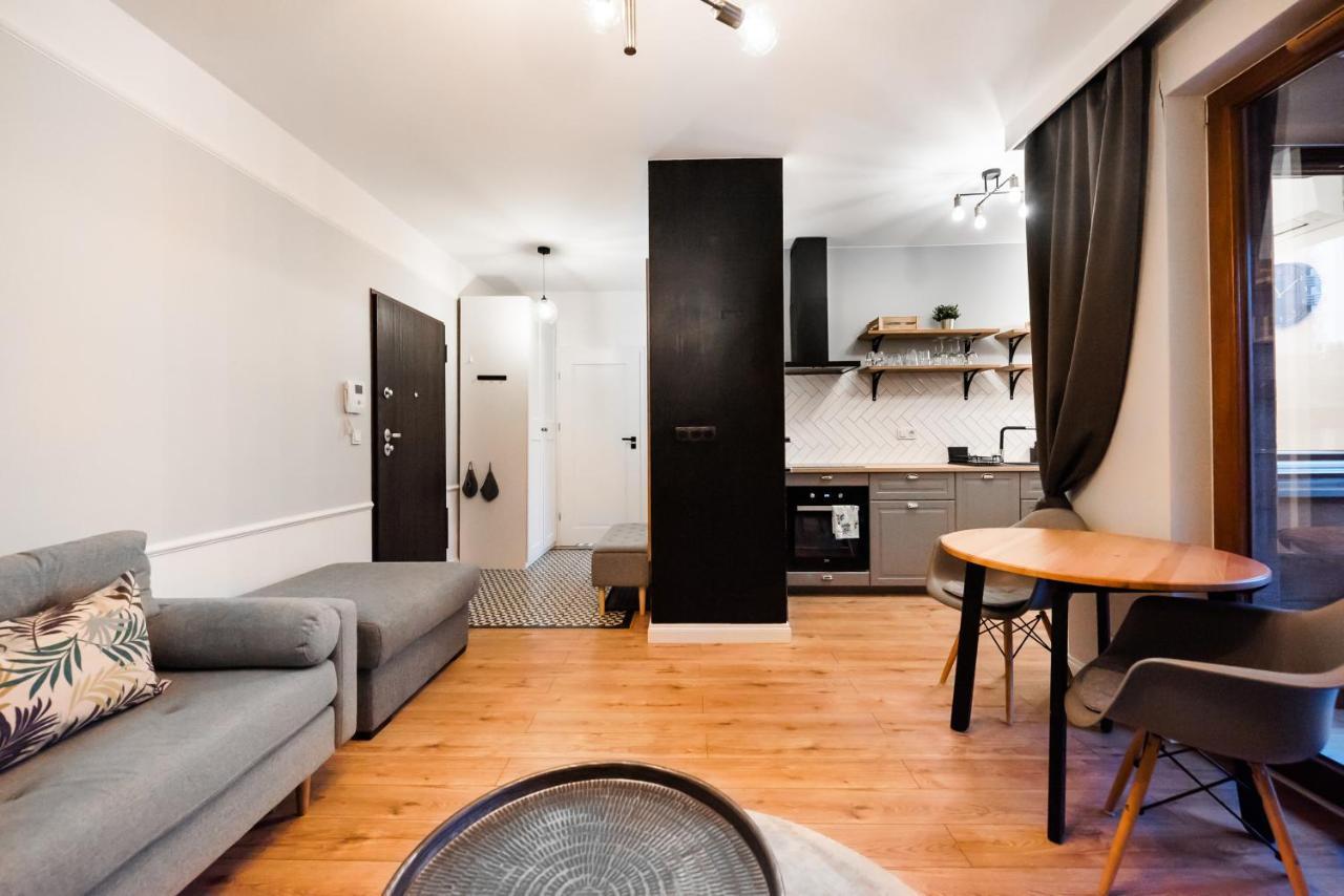Grzybowska Luxury Apartment Warschau Exterior foto