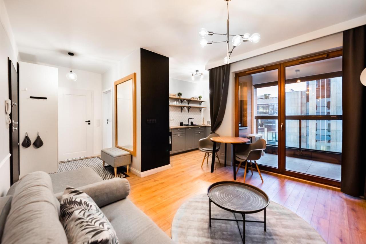 Grzybowska Luxury Apartment Warschau Exterior foto