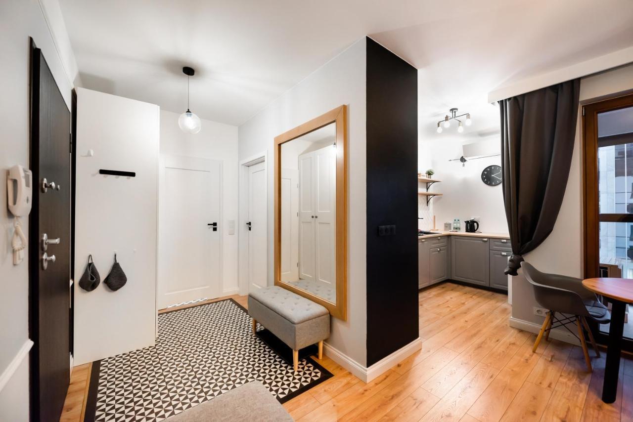 Grzybowska Luxury Apartment Warschau Exterior foto